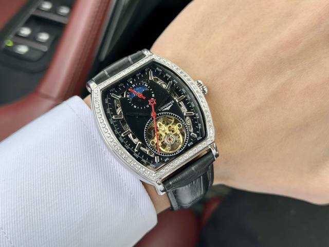 同价 浪琴-Longines 精品男士腕表尊贵大气 绅士风范 卓越品质 热卖全城 采用全自动机械机芯 顶级316精钢表壳 矿物质超强镜面 尺寸42Mmad出品